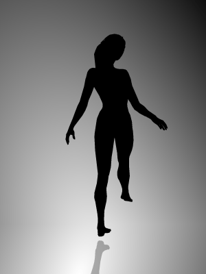 Femme qui tourne